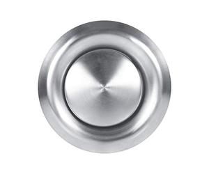 Stainless Steel Round Air Vent Grill Cover Ventilation Duct Cover Home Wall Ceiling Diffuser Exhaust Supply for Bathroom Office Kitchen Ventilation(125mm)