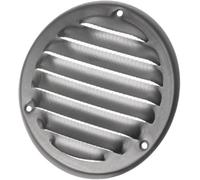 Ø 100mm / 4" inch Stainless Steel Round Metal Air Vent Grille Cover with Insect Mesh - Ventilation Cover