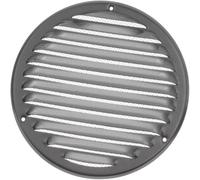 Stainless Steel Round Air Vent Grille 160mm / 199mm With Fly Screen