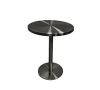 Stainless Steel Round Dining Table, Modern Minimalist Design, Versatile Side Table for Living Room, Bar, Cafe, Restaurant, Pub