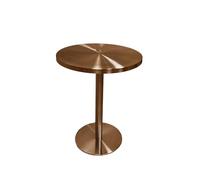 Stainless Steel Round Dining Table, Modern Minimalist Design, Versatile Side Table for Living Room, Bar, Cafe, Restaurant, Pub