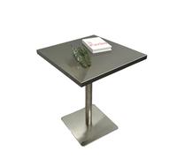 Stainless Steel Round Dining Table, Modern Minimalist Design, Versatile Side Table for Living Room, Bar, Cafe, Restaurant, Pub