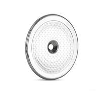 Stainless Steel Round Filter Mesh for Coffee Machine Brew Head, 51mm Replacement Filter Disc Compatible with Home Use Espresso Makers(2)