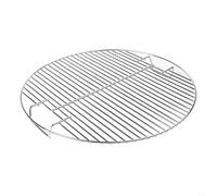 Stainless Steel Round Grill Grate, Diameter 44.5cm Round Cooking Grate with Handle for Weber 7432 Charcoal Grill 47cm