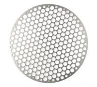 Stainless Steel Round Grill Net BBQ Mat, Carbon Furnace Steam Nets Barbecue Rack, Reusable Fire Pit Grate Barbecue Mesh, Round Steaming Cooling Rack(28CM)