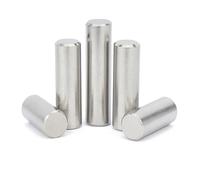 Stainless Steel Round Head Flat Chamfered, 304 Stainless Steel Solid Cylindrical Locating Dowel Pins M4 M5 M6 6-18mm 5pcs Or 10pcs(16mm,10pcs M5)
