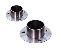 Stainless Steel Round Pipe Seat Flange, 38mm & 51mm Diameter Tube Base Flange Mount Support Bracket for Pipe Fitting(51mm)