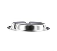Stainless Steel Round Plates for Camping 2pc Set for Easy and Safe Dining