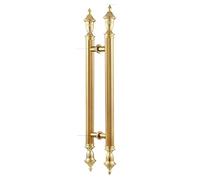Stainless Steel Round Pole Bar Handles, Commercial Large Door Handle, Double-Sided Pull Handle for Commercial Entryways, Offices, and Residences