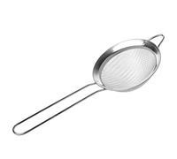 Stainless Steel Round Screen Flour Sieves Fine Meshs Filter Baking Sieves Bakings Accessary Suitable for Powder Flour Fat Skimmer Spoon Ladle