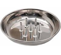 Stainless Steel Round Shaped Incense | Agarbatti/Stick | Dhoop Holder,Stand,Agardaan with Ash Catcher for Puja | Prayer at Home,Office,Temple(7 Stick,5 inch x 5 inch x 1 inch)approx | set of 2