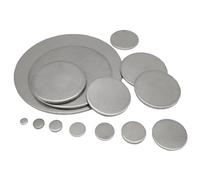 Stainless Steel Round Sheet, 10PCS 1.8mm Thick Stainless Steel Disc, 7mm -28mm Solid Small Round Steel Plate(28mm)