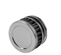 Stainless Steel Round Tapered Air Filter Cleaner for Motorcycle - 58-60 mm Inner Diameter, Double-Layer Mesh, Compatible with Carburetor & P