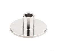 Stainless Steel Router Template Guide Bushing Set With Six Interchangeable Sleeves From 10mm To 20mm For Precise Wood Carving And Edge Profiling Tasks Silver Finish Compact Design For Trimmers(12mm)