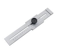 Stainless Steel Ruler, 0-200mm Stainless Steel Ruler Metal Ruler Scribing Marking Gauge Cut Scraper Ruler For Woodworking Measuring