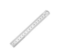Stainless steel ruler 15cm/20cm/30cm/40cm/50cm Metal Ruler Stainless Steel Straight Measuring Precision Double Sided Measure Tool(15CM)