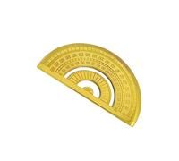 Stainless Steel Ruler Golden Precise Scale for School Office | Drafting Tools, Convenient Carrying, Children and Engineers, Back to School Decorations