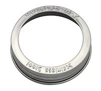 Stainless Steel Rust Proof Bands/Rings for Mason, Ball, Canning Jars (5 Pack, Regular Mouth)