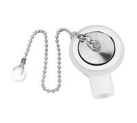 Stainless Steel RV Sink Drain Connector, Right Angle Hose Plug, Superior