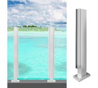 Stainless Steel s Railing Post 95cm/37.4" Final Post for Balcony Patio & PoolSupport for s Panel Railing System