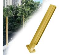 Stainless Steel s Railing Posts for Terraces & Stairs Corner Design 60cm Height Ideal for Balconies & DecSolut