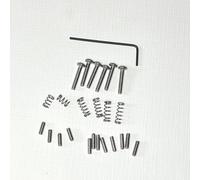 Stainless Steel S-style Guitar Saddle Screw Kit (American Standard)