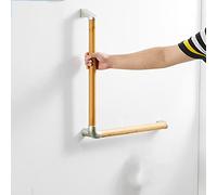 Stainless Steel Safety Hand Rail, L Type Support Shower Handle, Modern Non-Slip Multifunction Portable Grab Bar, Suitable for Staircase Bathroom Toilet Kitchen Hallway