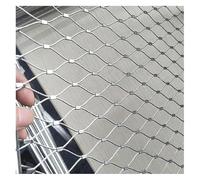 Stainless Steel Safety Net Self-Cleaning Mesh for Cages Balconies & Stairs - Durable 4x10m (13.12x32.8ft) Anti-Fall Protection Fine Mesh Design