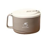 Stainless Steel Salad Bowl, Metal Lunch Boxes | Portable Stainless Steel Lunch Container Set | Filterable Lid and Handle, 1100ml Phone Holder