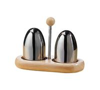 Natural Origins S/Steel Rubberwood Salt Pepper Set Home Kitchen Tool Table Daily