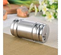Stainless Steel Salt Pepper Shaker with Rotating Top to Between Three Dispense, Streamlined Shape for Convenient Handling (S)