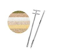 Stainless Steel Sampling Tube - 9.8ft Two-Section Powder Sampler for Accurate Testing of Grains, Beans, Rice, Corn, Wheat, Soybeans, Fertilizer