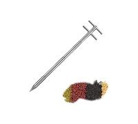 Stainless Steel Sampling Tube with Interconnected Slots for Efficient Powder, Feed, Cereal, and Granule Sampling