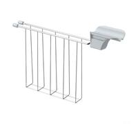 Stainless Steel Sandwich Cage for Toasters Bread Holder with Heatproof Handles Easy Clean Kitchen Gadget for Bagels Buns Teacakes(Grey)