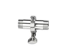 Stainless Steel Sanitary Pipe Fittings Kit, Tri Clamp Cover Thread Ferrule Adapter 304 with Sillicon Gasket Fitting，1pcs(DN40x64)