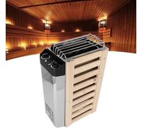Stainless Steel Sauna Stove Heater,3/3.6KW Electric Sauna Stove with Internal Control & Timer,Type Heating Tool for Sauna Room,for Home Hotel Spa Steam Room Bath Shower(3.6kw)