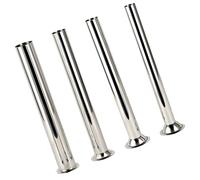 Stainless Steel Sausage Stuffer Filling Tubes with Funnel Practical Sausage Making Tool for Home Use Stainless Steel Stuffer Parts