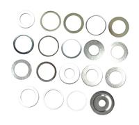 Stainless Steel Sawer Blade Bushing Arbors Spacer Adapter Set 19Pcs Reducer Rings for Different Arbors Hole Size Arbors Spacer for Sawer