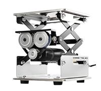 Stainless Steel Scissor Lift Table with Remote Control, Electric Scissor Jack Lifting Platform with Synchronous Pulley, for Including School Laboratories, Industrial Production 150 * 150