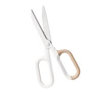 Stainless Steel Scissors Ergonomic Grip Rustproof Fabric Shears for Smooth Cutting Sewing School and Sewing