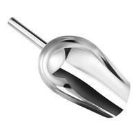 Stainless Steel Scoop, 3 Pcs Silver Food Tool for Flour Tea | Ergonomic Handle, Easy Pouring Design, Bar Service and Family Use, Traditional Bucket Shape