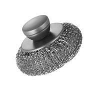 Stainless Steel Scorer Pad - Heavy Disc Wool Disc, Washing Scrub | Industrial Cookware Cleaning, Wedding Grease Removal, Grill Maintenance Sponge Ideal Worktop