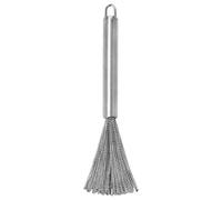 Stainless Steel Scourer, 20cm Metal Scourer, Dishwasher Brush, Steel Wool Scrubber, Pan Cleaner With Handle, Cleaning Kitchen Brush For Cookware, Grill, Oven Utensils, Tableware