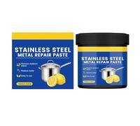 Stainless Steel Scratch Remover - 100g Powerful Cleaner and Refresher | Stainless Steel Sink Restorer | for Kitchen Fridge Cookware RV Dorm Restaurant Cooking Accessories