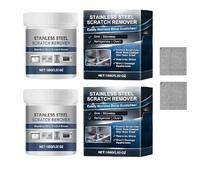 Stainless Steel Scratch Remover Kit, 200g Scratch Eraser Stainless Steel Cleaner For Appliances With Towel, Rust Remover Gently Clean And Remove Tarnish All-Purpose Paste Appliance Cleaner Repair