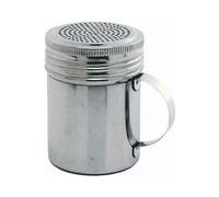 Stainless Steel Screw Top Shaker/Dredger - Sugar Shaker Dredger, Cake Topper, Sugar Duster, Genware Kitchen Powder Shaker