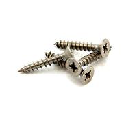 Stainless Steel Screws for Crafts, DIY, Construction, and Countersunk Magnets - 10mm dia head x 4.8mm dia thread x 32mm long - Pack of 10