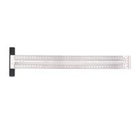 Stainless Steel Scribing Ruler | 400mm Multi - Function Marking Tool for Carpentry/Woodworking | High - Accuracy 0.25mm Scale with CNC - Processed Face