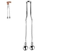 Stainless Steel Scrotum Stretching Device, Adjustable Bondage Training for Men, Testicle Restraints & Penis Weight, Adult Toy for Solo and Couple Exploration (X-Large)