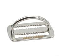 Stainless Steel Scuba Belt Keeper with D-Ring Secure(Short D ring buckle)